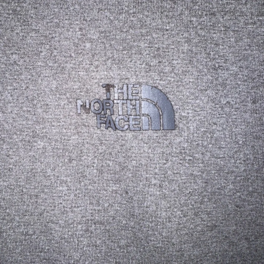 Mens XL The North Face Quarter Zip Pullover Gray Excellent Heathered Performance